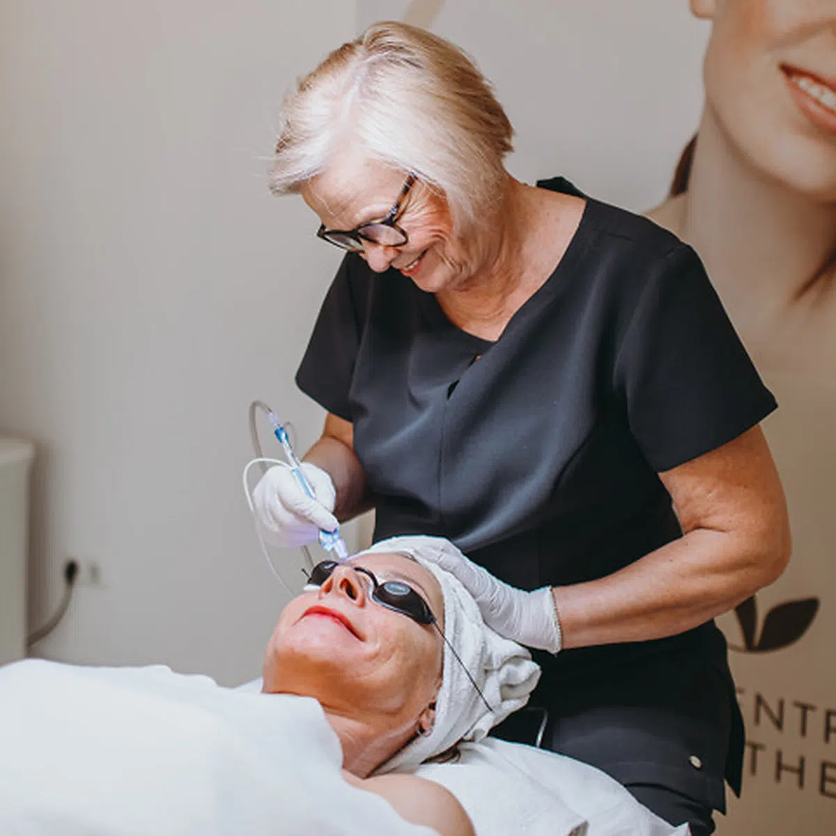 Behandlung mit der Sirius von Candela